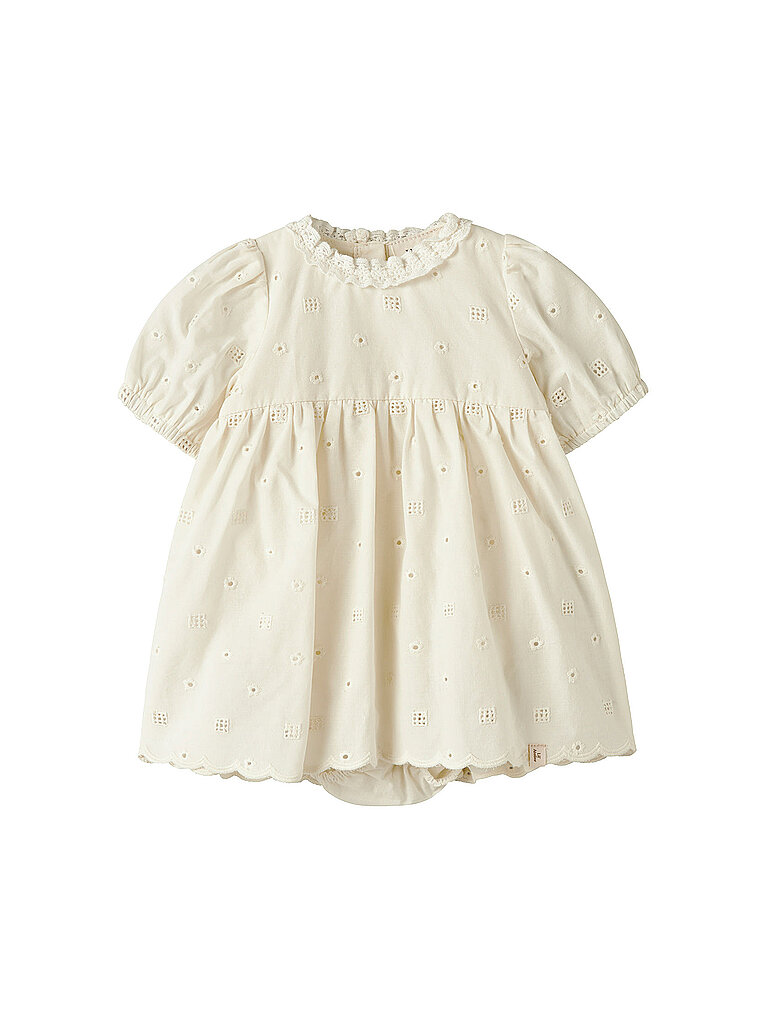 LIL ATELIER Baby Mädchen Kleid NBFFLORES creme   56 baby
